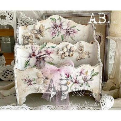 ABstudio Decoupage rice paper No.0243 magnolia3 - Bilde 5