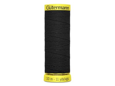 Gütermann Elastisk sytråd sort 4017