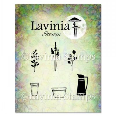 Lavinina Flower Pots Stamp LAV826