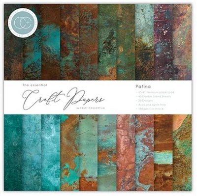 Craft Consortium - Patina - 6x6 Blokk