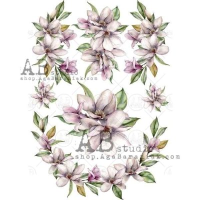 ABstudio Decoupage rice paper No.0243 magnolia3