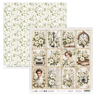 ScrapBoys Romantic Garden  SB-ROGA-10  8x8 Blokk - Bilde 5