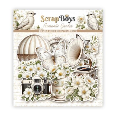 ScrapBoys Romantic Garden  SB-ROGA-12  Die Cuts 47pcs