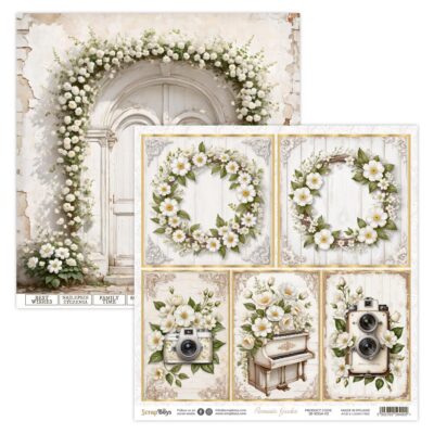 ScrapBoys Romantic Garden  SB-ROGA-10  8x8 Blokk - Bilde 3