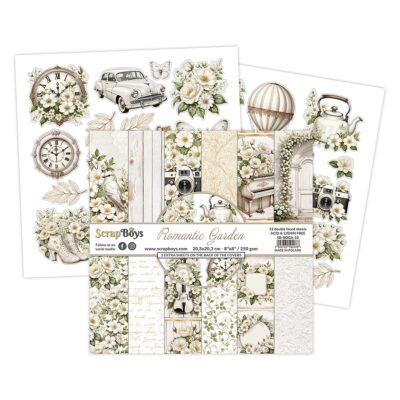 ScrapBoys Romantic Garden  SB-ROGA-10  8x8 Blokk - Bilde 7