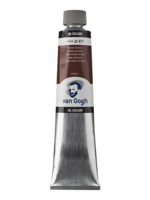 Van Gogh Olje 200ml – 411 Burnt sienna