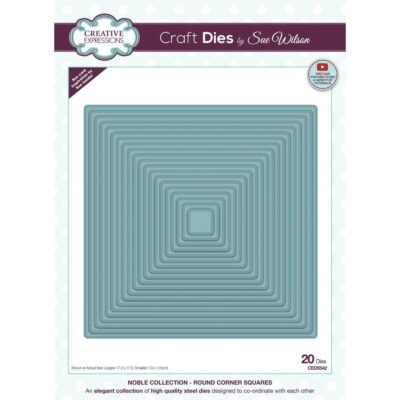 Creative Expressions • Sue Wilson Cutting Die Noble Round Corner Squares