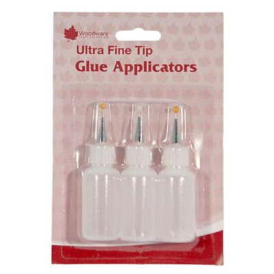 Woodware - Ultra fine tip glue applicator 3 x 20ml