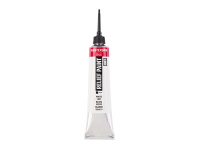 Amsterdam Relief Paint 20ml – 100 White