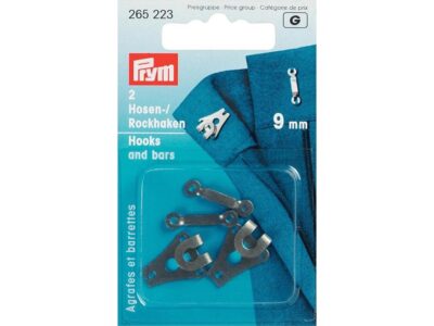 Prym Hekter 9mm – 2stk sort