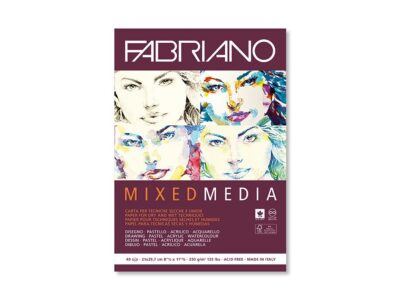 Fabriano Mixed Media blokk A5 – 250g – 40 ark