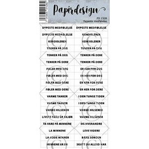 Papirdesign Klistremerker - Dypeste medfølelse