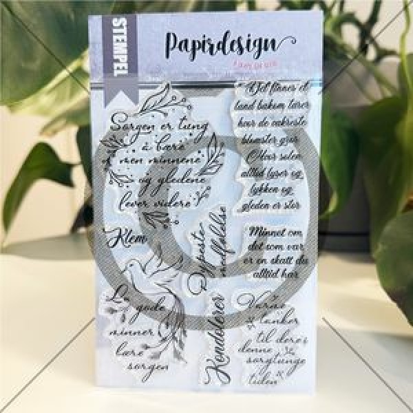 Papirdesign stempel Gledene lever videre