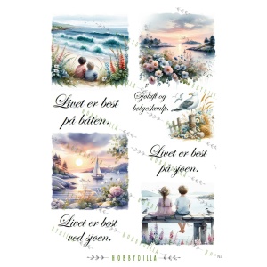 Rispapir A4 Natur 1003 Ved sjen baten