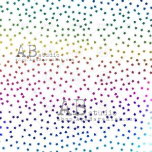 ABstudio Glam paper Rainbow with stars no66