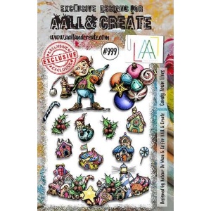 AALL and Create Stamp Set -Candy Town Elves- 999