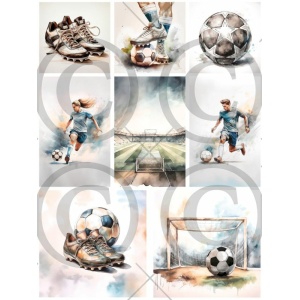 Papirdesign Motivark - Fotball