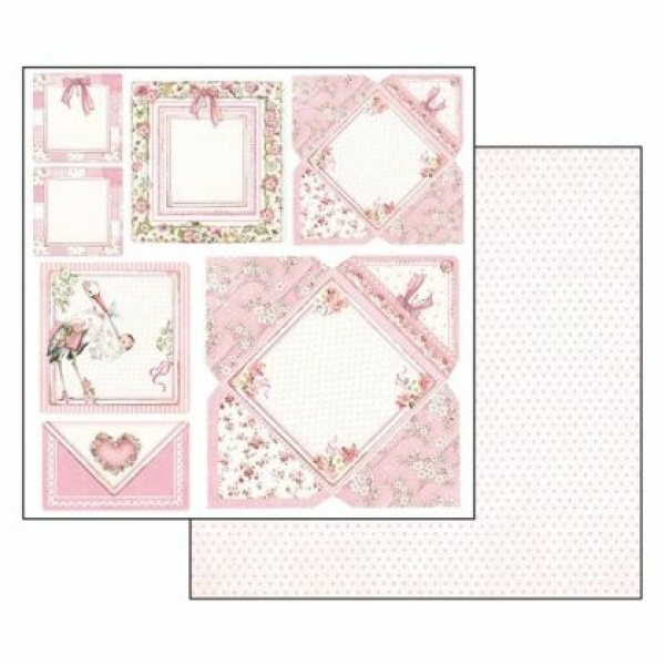 Stamperia Baby Girl Cards