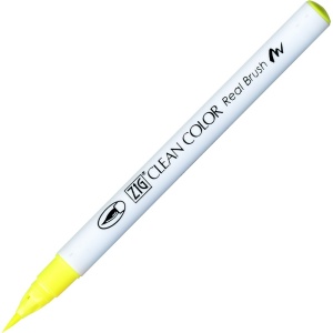 ZIG Clean Color Real Brush 001 Flourescent Yellow