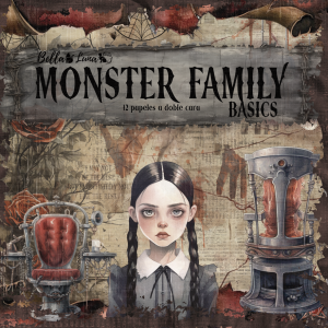 BellaLuna Monster Family Basics Collection 12"x12"