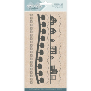 Card Deco Essentials Dies - Slimline Landscapes Borders