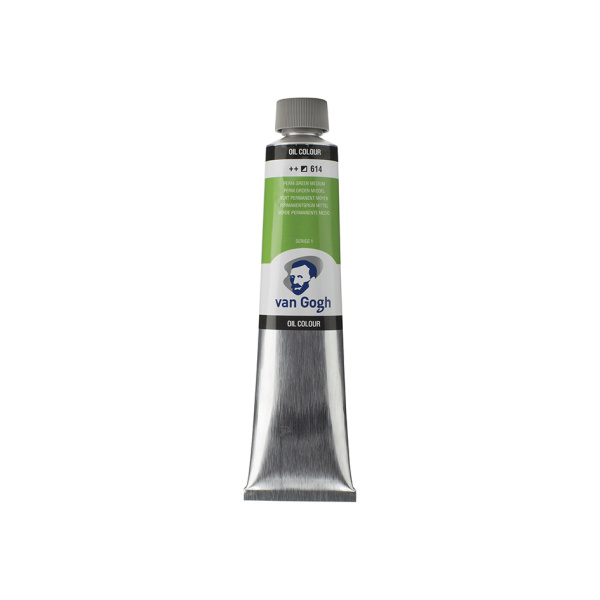Van Gogh Olje 200ml 614 Permanent Green Medium