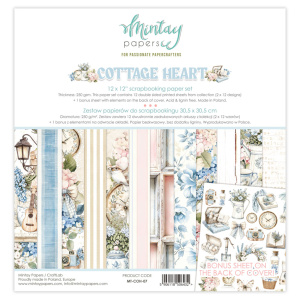 Mintay Cottage Heart 12x12 Blokk