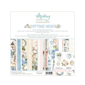 Mintay Cottage Heart 08 8x8 Blokk