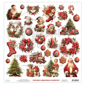 Mintay Vintage Christmas Klippeark