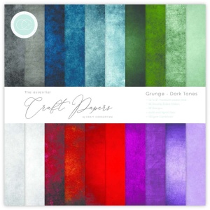Craft Consortium - Grunge - Dark Tones - 6x6 Blokk