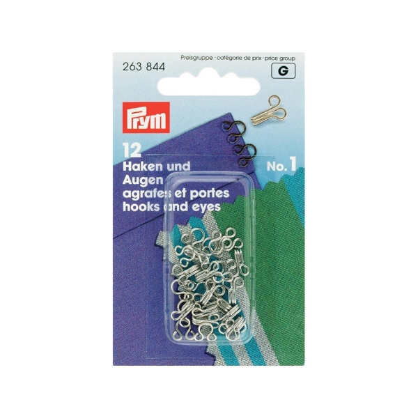 Prym Hekter No.1 Sølv