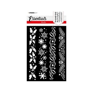 Stensil, Studio Light Essentials Mask – Christmas Vertical Borders 37