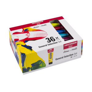 Amsterdam Standard 20ml – Sett 36 ass. farger