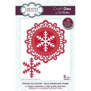 Creative Expressions Dies – Bold Snowflake Frame