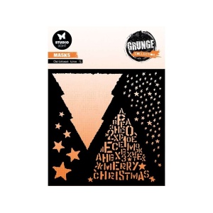 Studio Light Grunge Collection Mask – Christmas tree 156