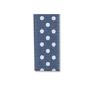 Prikkete bånd 10mm – 30 Gråblå – 10m