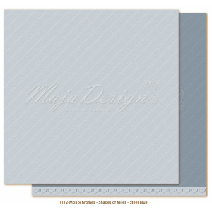 Monochrome Shades of Miles - Steel Blue