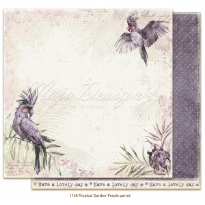 Maja Design Tropical Garden - Purple parrot