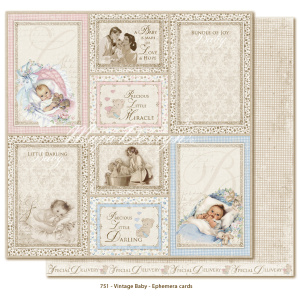 Maja Design Vintage Baby - Ephemera cards