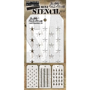 Tim Holtz Stencil sett 37