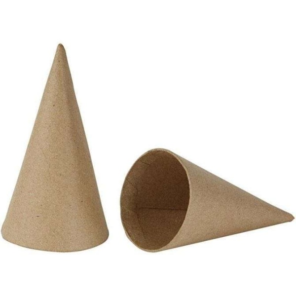 Pappkjegle H:14cm D:7cm