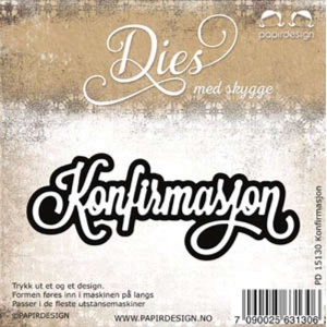 Papirdesign Dies - Konfirmasjon