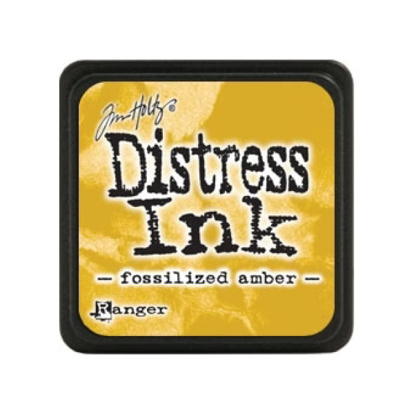 Mini Distress Ink - Fossilized Amber