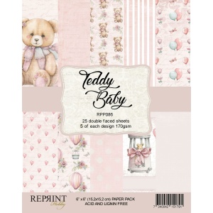 Reprint Teddy Baby Collection - 6x6 blokk