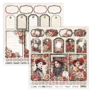ScrapBoys Lady in Red SB-LARE-06 Bildeark