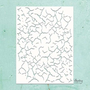 Mintay Kreativa - 6 x 8 Stensil - Crackle