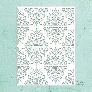 Mintay Kreativa - 6 x 8 Stensil - Damask