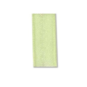 Organza bånd 10mm – 13 Lys grønn – 10m