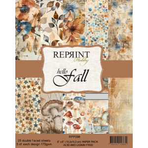 Reprint Hello Fall Collection 6x6 Blokk