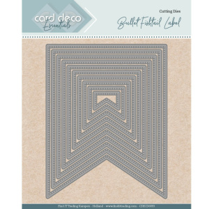 Card Deco Essentials Dies - Nesting Bullet fishtail label